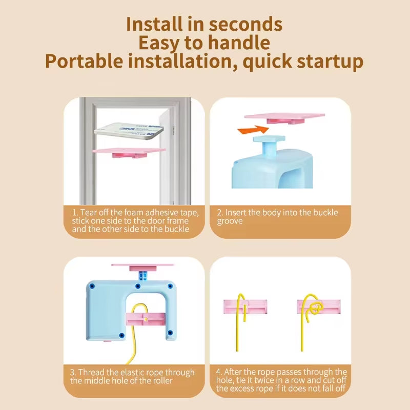 Interactive Cat Toys Electric Cat Yo-Yo Electric Smart Door Hanging Cat Balls Toy Self-Entertainment Cat Amusement Artifact